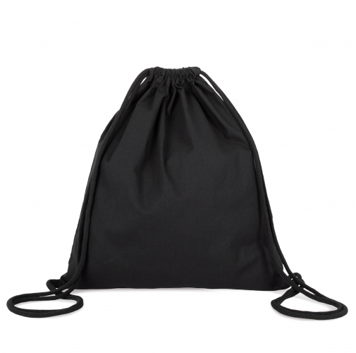 black Bolsa con cordones K-loop organic