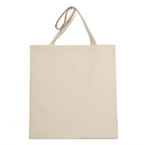 raw natural Bolsa tote K-loop organic