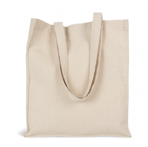 raw natural Bolsa tote K-loop organic