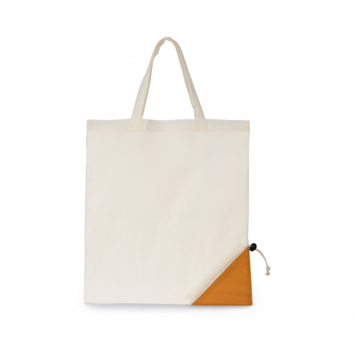 natural / curcuma Bolsa shopper plegable