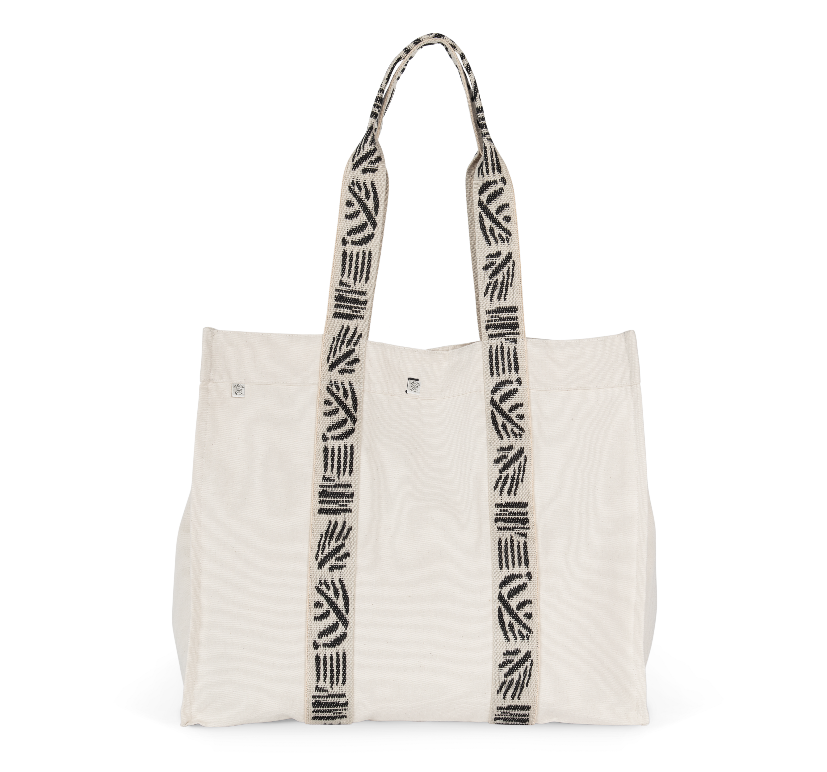 Bolsa shopper de fuelle grande reciclada