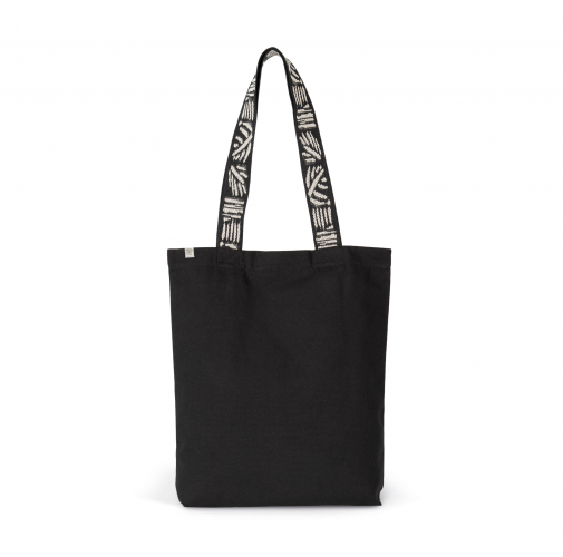 black night / nippon ecru Bolsa shopper reciclada