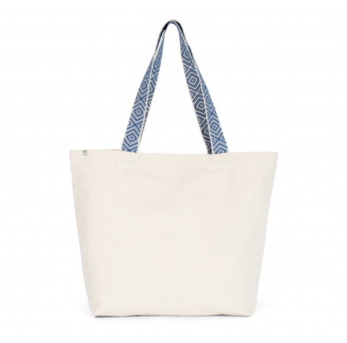 ecume / ethnic blue Bolsa shopper grande reciclada