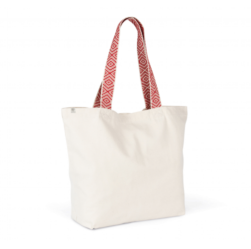 ecume / ethnic red Bolsa shopper grande reciclada