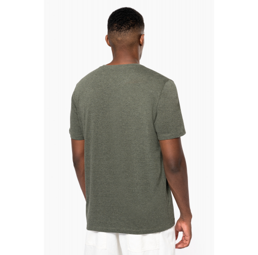 Camiseta Henley ecorresponsable manga corta