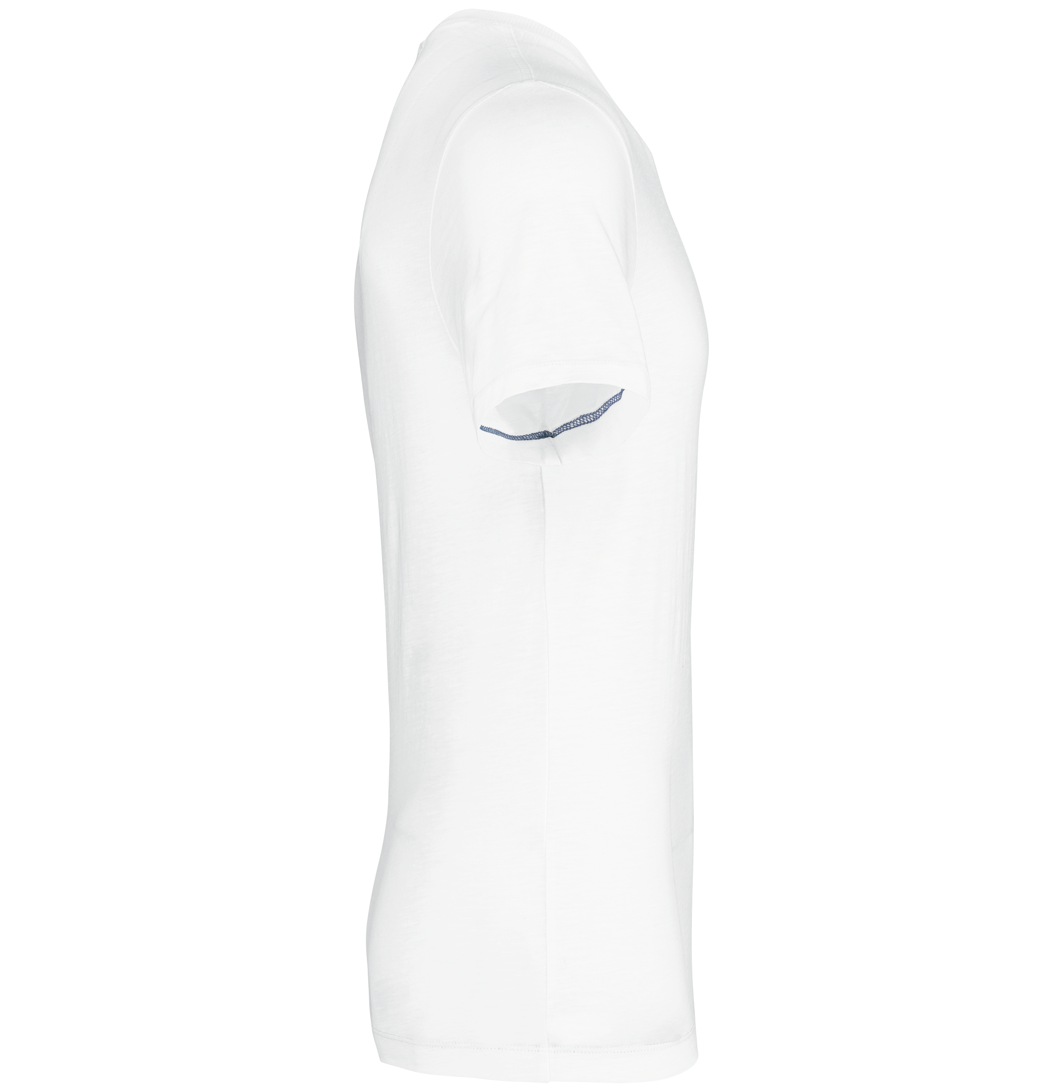 Camiseta Slub ecorresponsable cuello redondo y manga corta