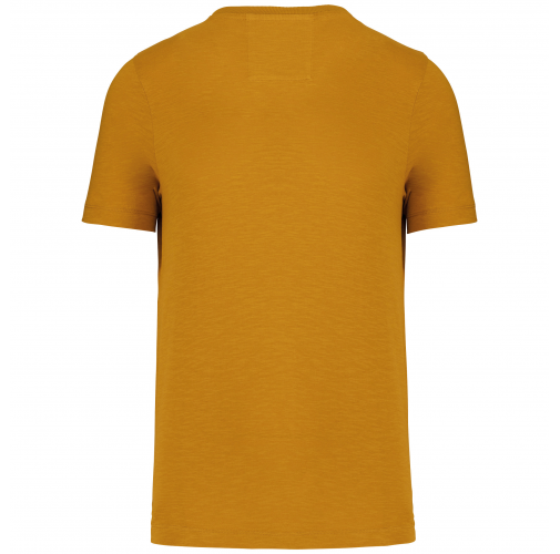 curcuma Camiseta Slub ecorresponsable cuello redondo y manga corta