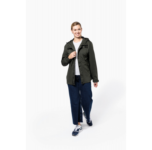 Chaqueta ecorresponsable con capucha unisex