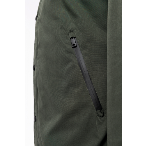 Chaqueta ecorresponsable con capucha unisex
