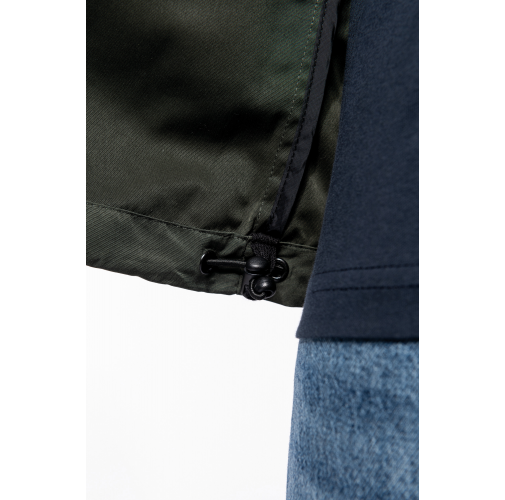 Chaqueta ecorresponsable con capucha unisex