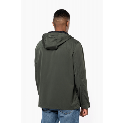 Chaqueta ecorresponsable con capucha unisex