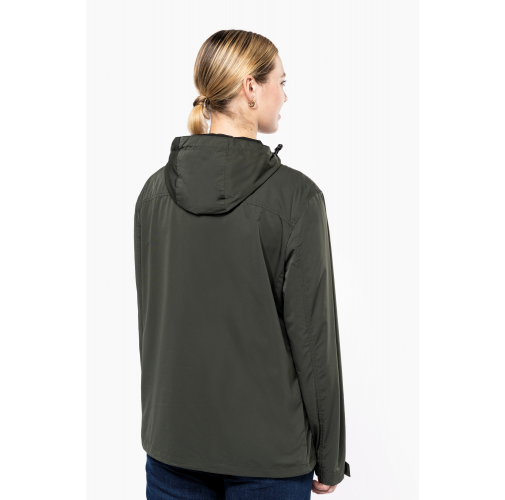 Chaqueta ecorresponsable con capucha unisex