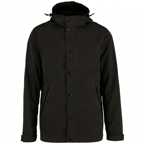 black Chaqueta ecorresponsable con capucha unisex