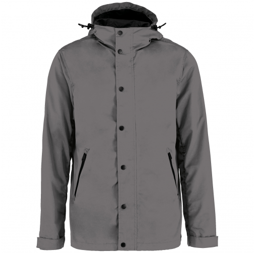 sky grey Chaqueta ecorresponsable con capucha unisex