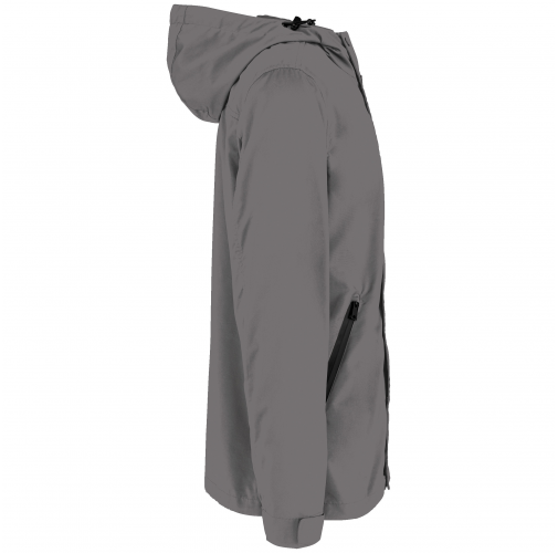 sky grey Chaqueta ecorresponsable con capucha unisex