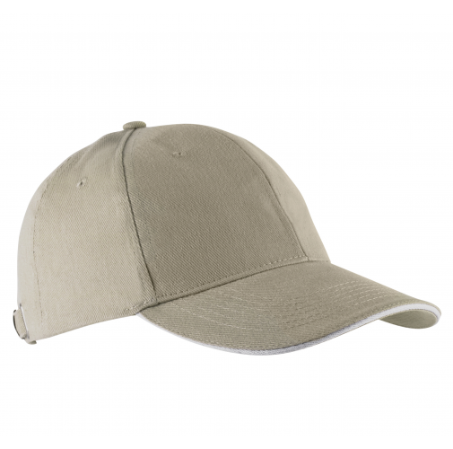 beige / white ORLANDO - Gorra 6 paneles
