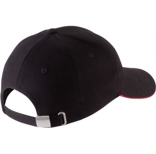 black / red ORLANDO - Gorra 6 paneles