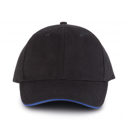 black / royal blue ORLANDO - Gorra 6 paneles