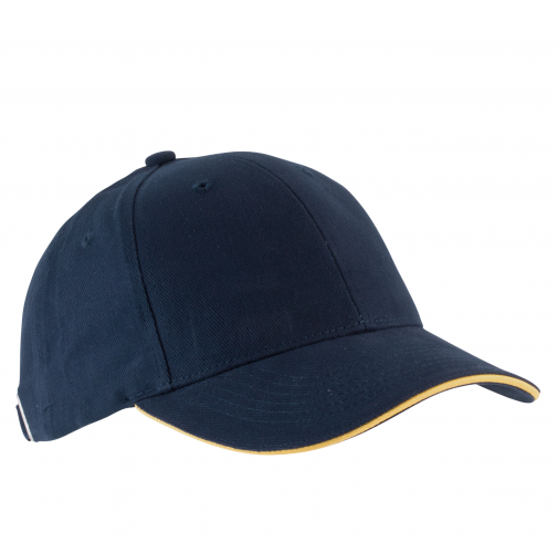 navy / yellow ORLANDO - Gorra 6 paneles