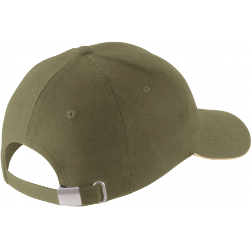 olive / beige ORLANDO - Gorra 6 paneles