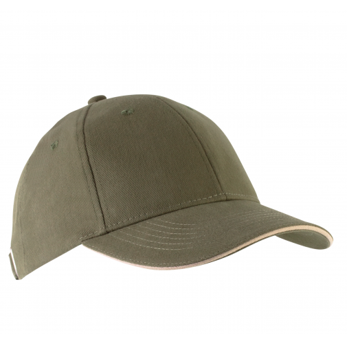 olive / beige ORLANDO - Gorra 6 paneles