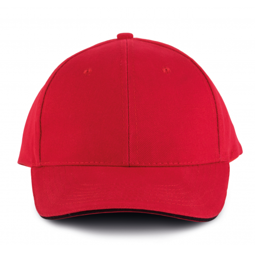 red / black ORLANDO - Gorra 6 paneles