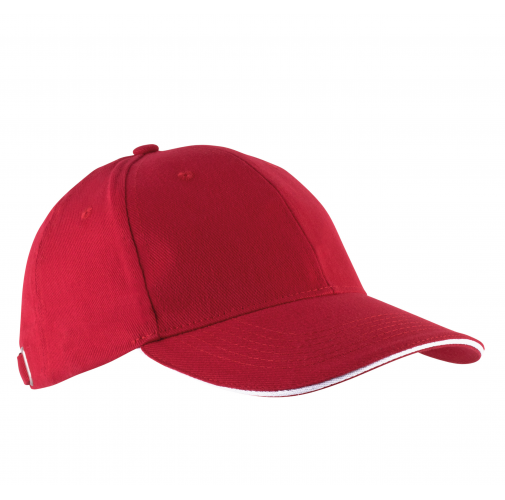 red / white ORLANDO - Gorra 6 paneles