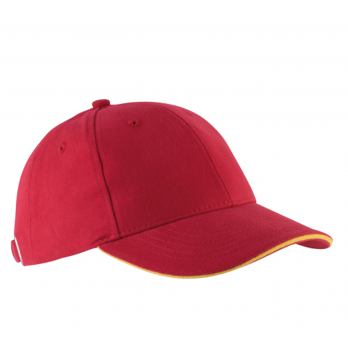 red / yellow ORLANDO - Gorra 6 paneles