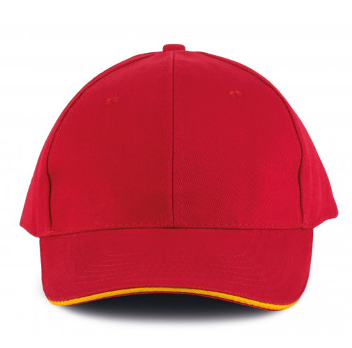 red / yellow ORLANDO - Gorra 6 paneles