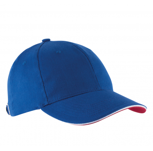 royal blue / white / red ORLANDO - Gorra 6 paneles