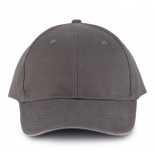 slate grey / light grey ORLANDO - Gorra 6 paneles