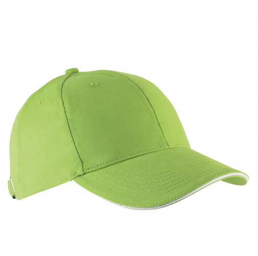 lime / white ORLANDO - Gorra 6 paneles