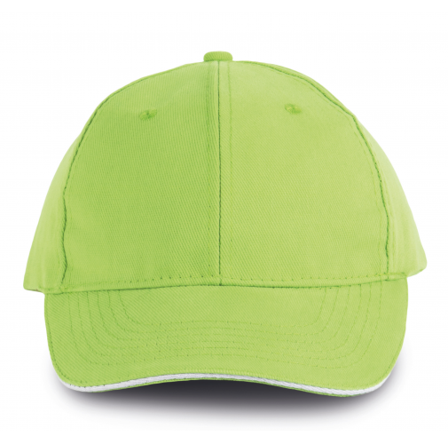 lime / white ORLANDO - Gorra 6 paneles