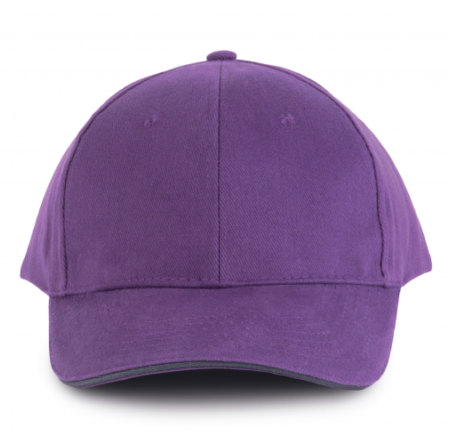 purple / dark grey ORLANDO - Gorra 6 paneles
