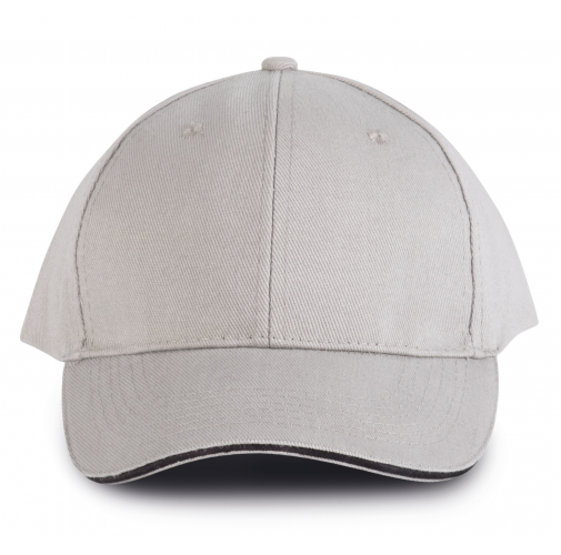 light grey / dark grey ORLANDO - Gorra 6 paneles