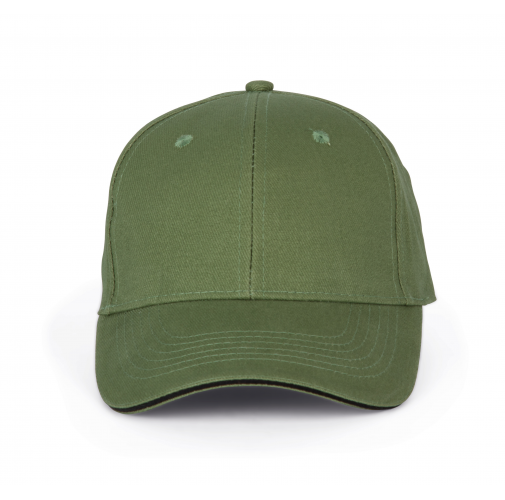 matcha green / black ORLANDO - Gorra 6 paneles