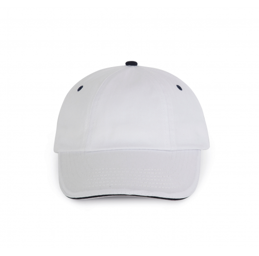 white / navy Top - Gorra 6 paneles