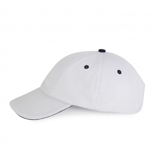 white / navy Top - Gorra 6 paneles