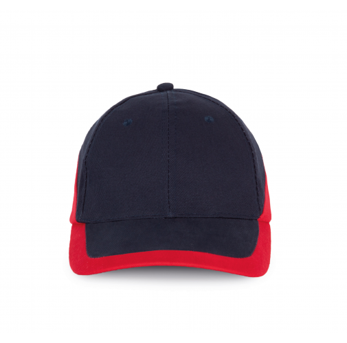 navy / red Racing - Gorra bicolor 6 paneles