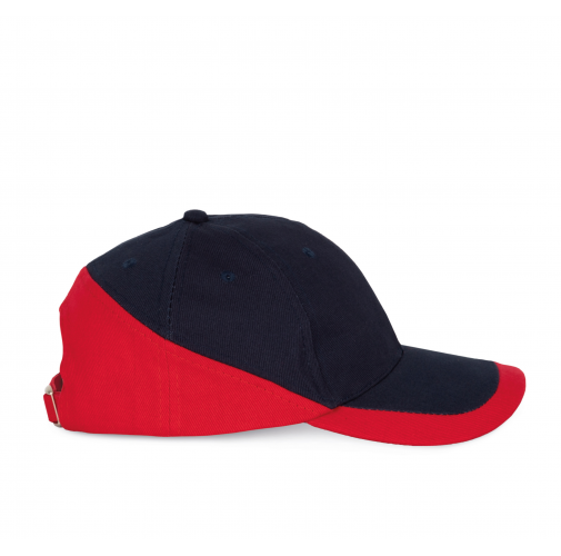 navy / red Racing - Gorra bicolor 6 paneles