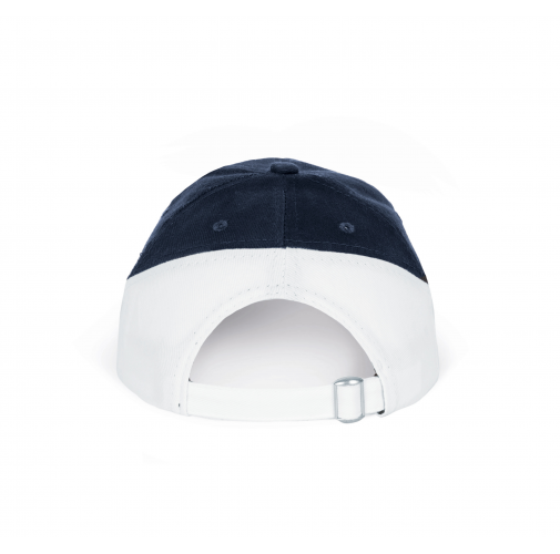 navy / white Racing - Gorra bicolor 6 paneles