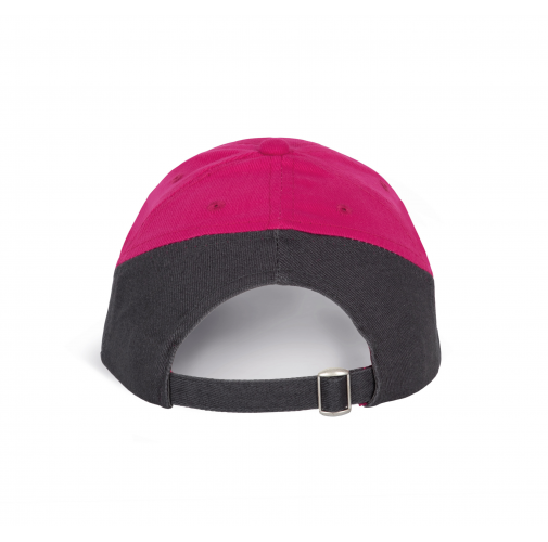 fuchsia / dark grey Racing - Gorra bicolor 6 paneles