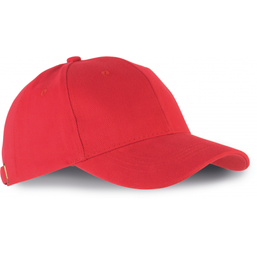 red Gorra OEKO-TEX® STANDARD 100 certified 6 paneles