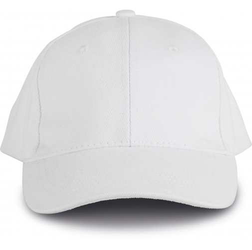 white Gorra OEKO-TEX® STANDARD 100 certified 6 paneles