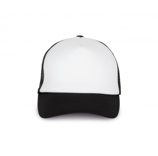 white / black Gorra trucker - 5 paneles