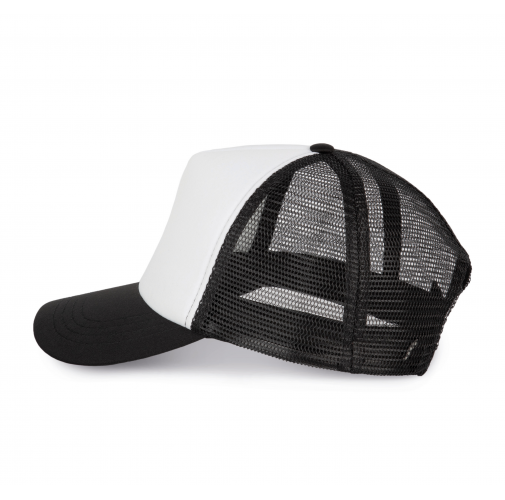 white / black Gorra trucker - 5 paneles