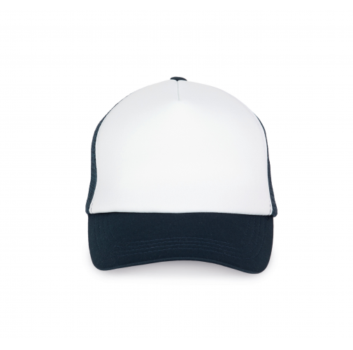 white / navy Gorra trucker - 5 paneles