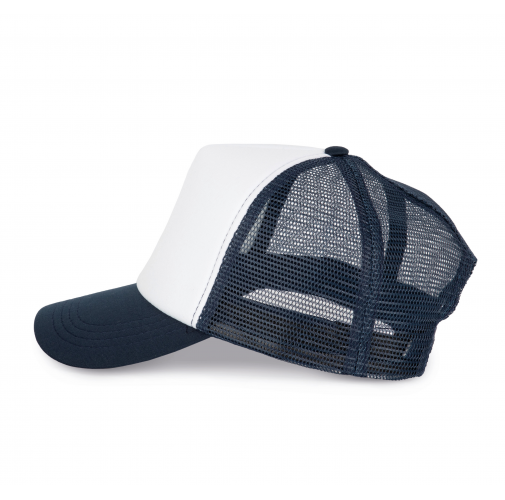 white / navy Gorra trucker - 5 paneles