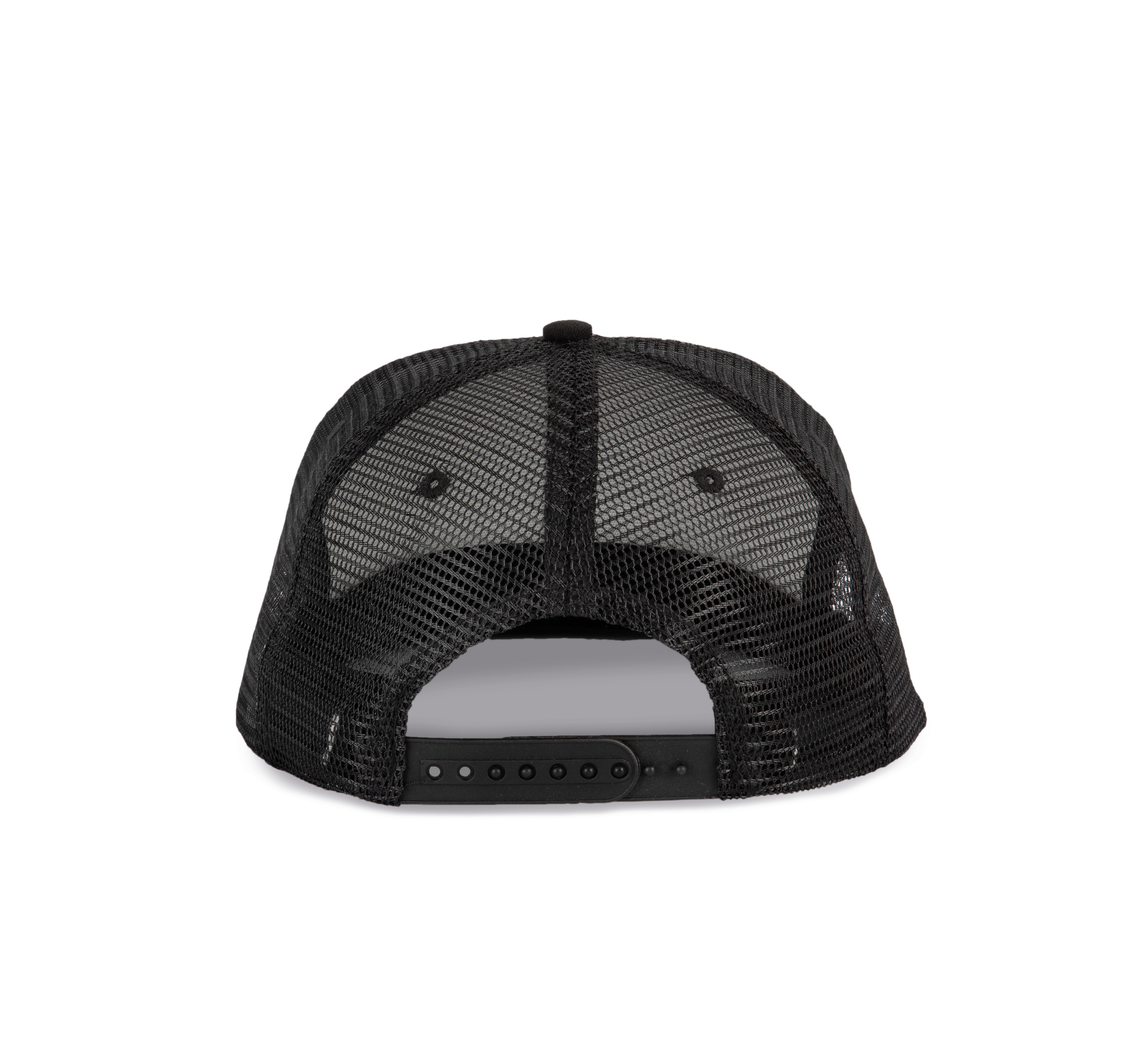 Gorra trucker - 6 paneles visera plana