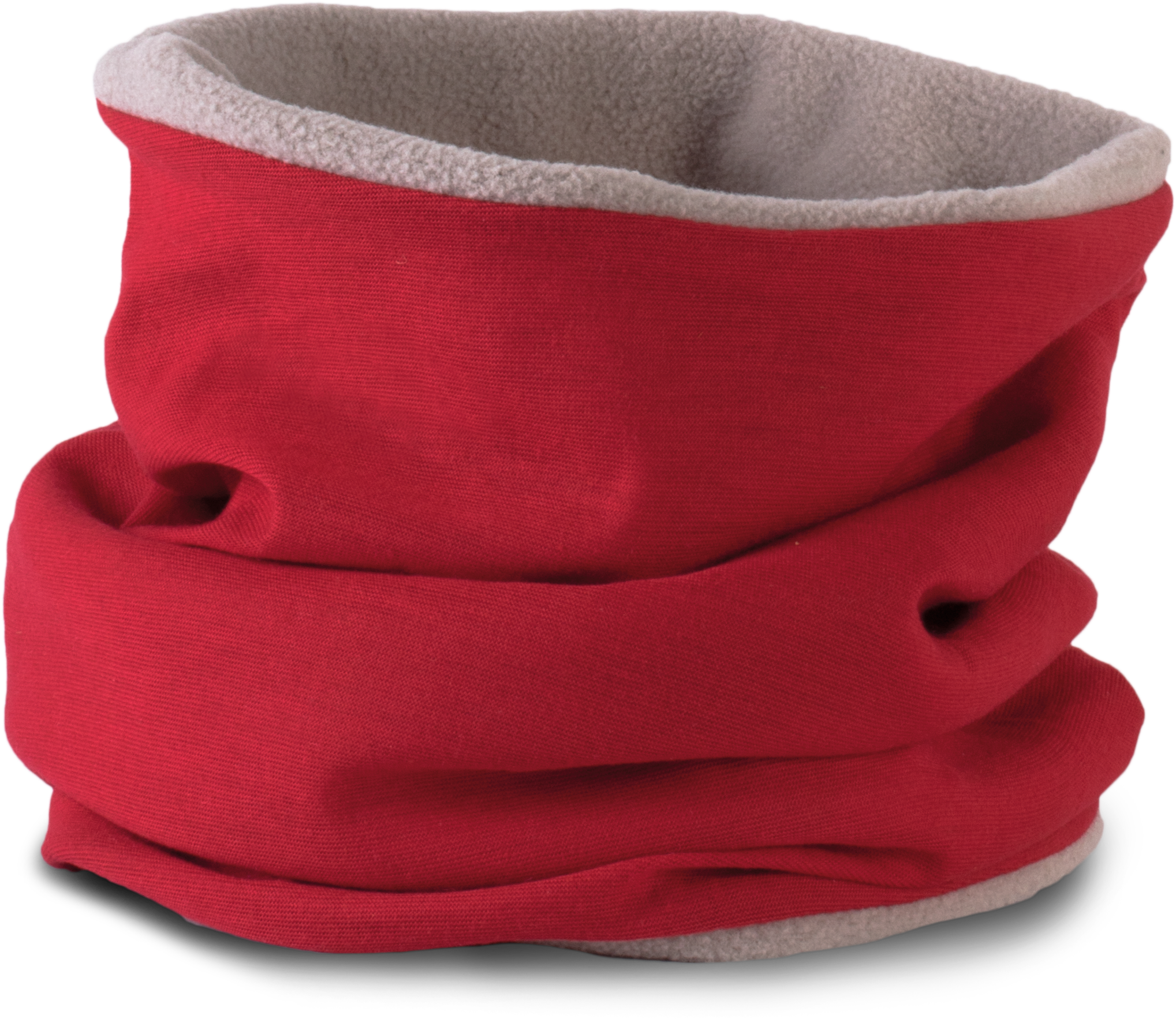 black Braga de cuello con forro polar